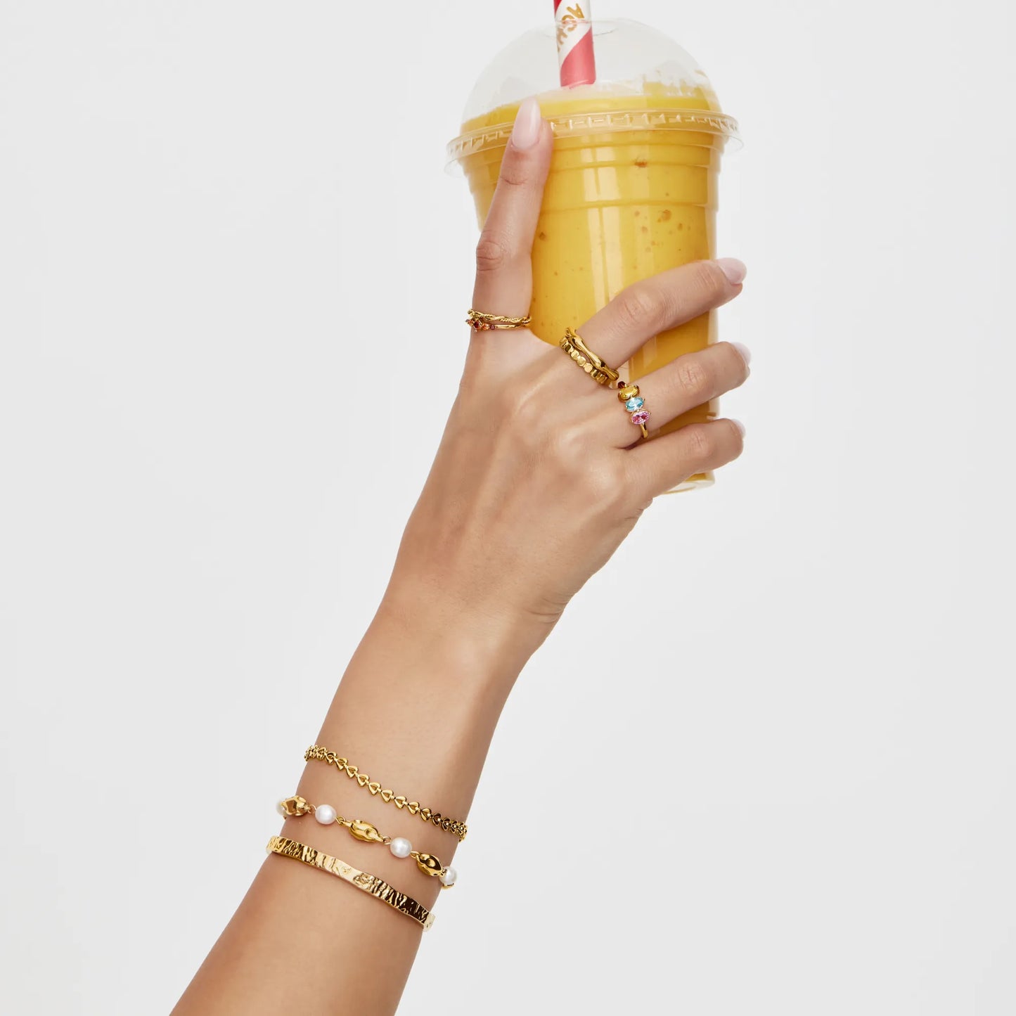 Fijne klaverbedelarmband