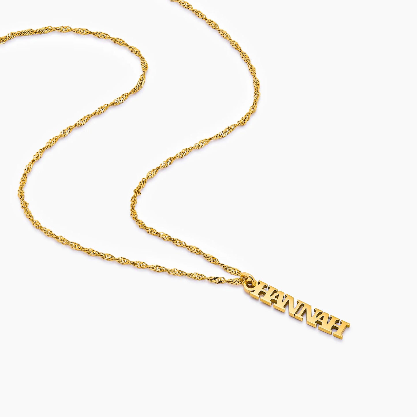 Singapore ketting met meerdere namen — Personaliseer met jouw namen