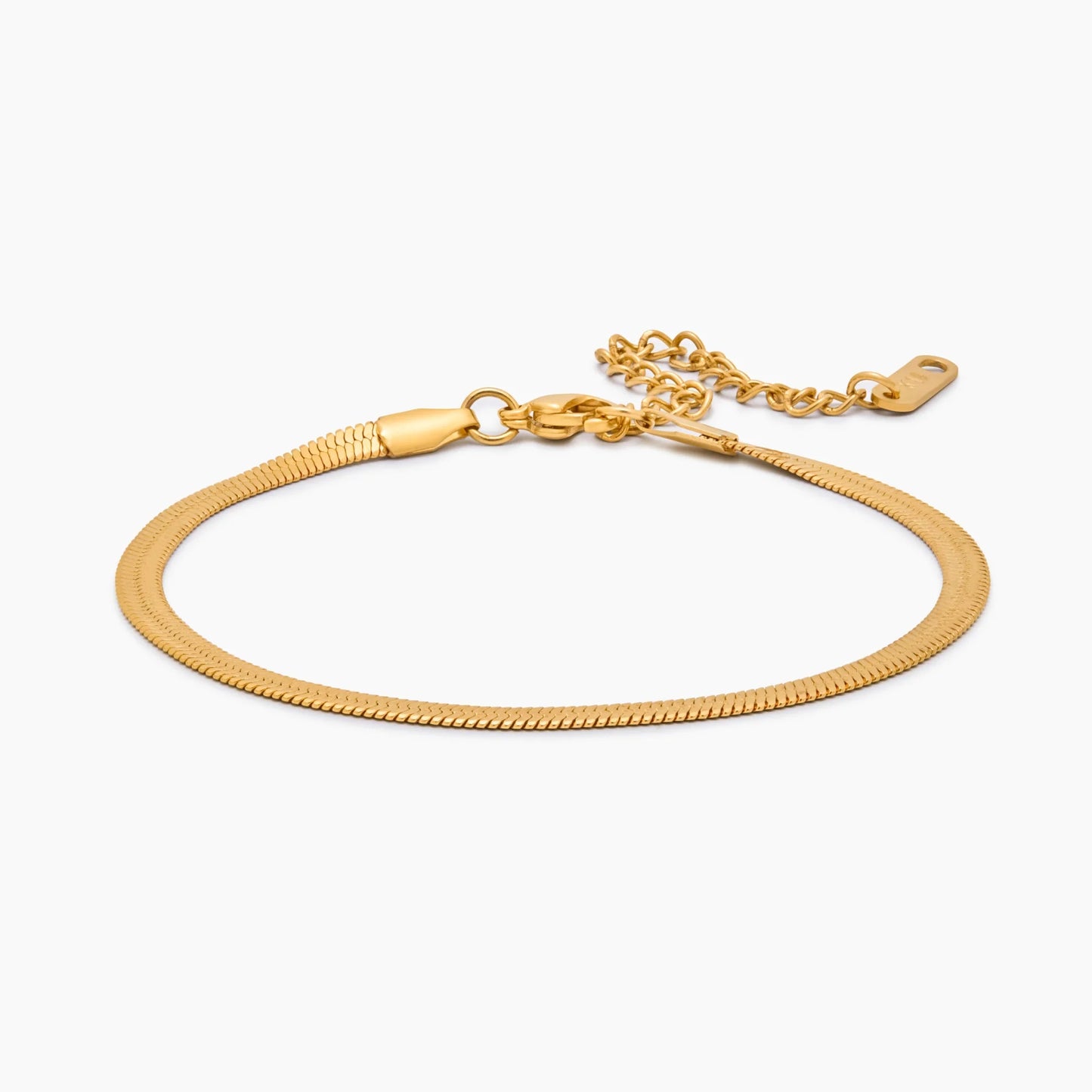 Elegante slangenketting armband