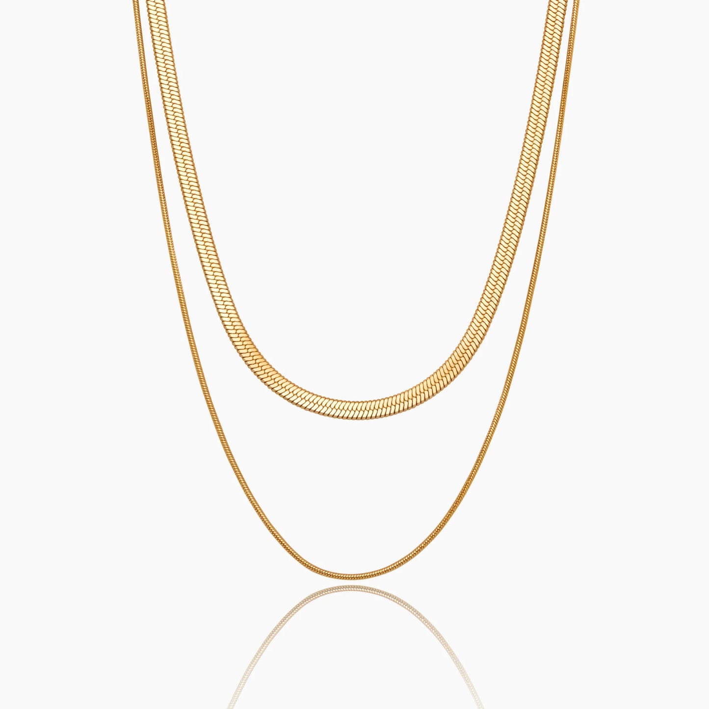 Twee-laags slangenketting
