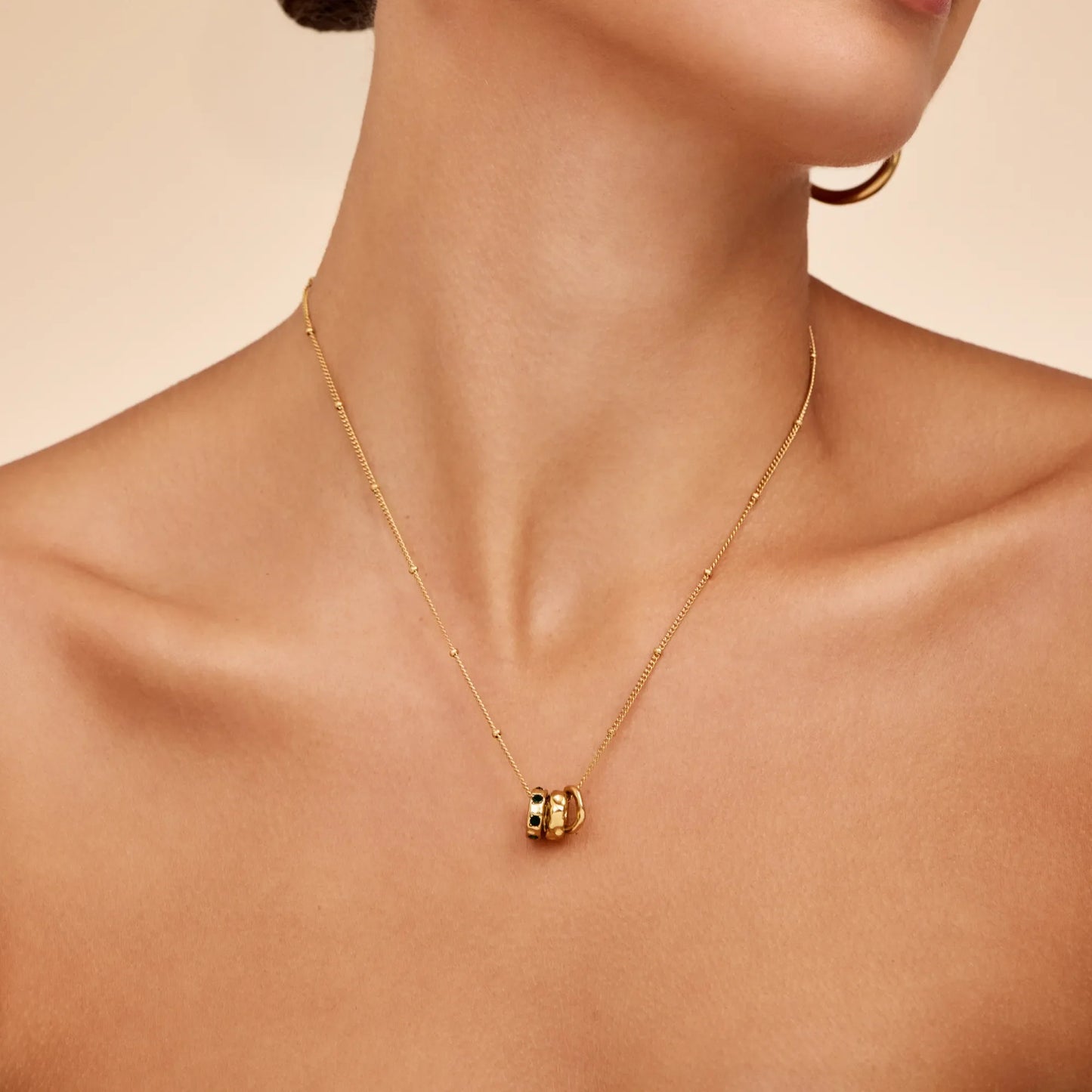 Amara Drie-pendantenketting