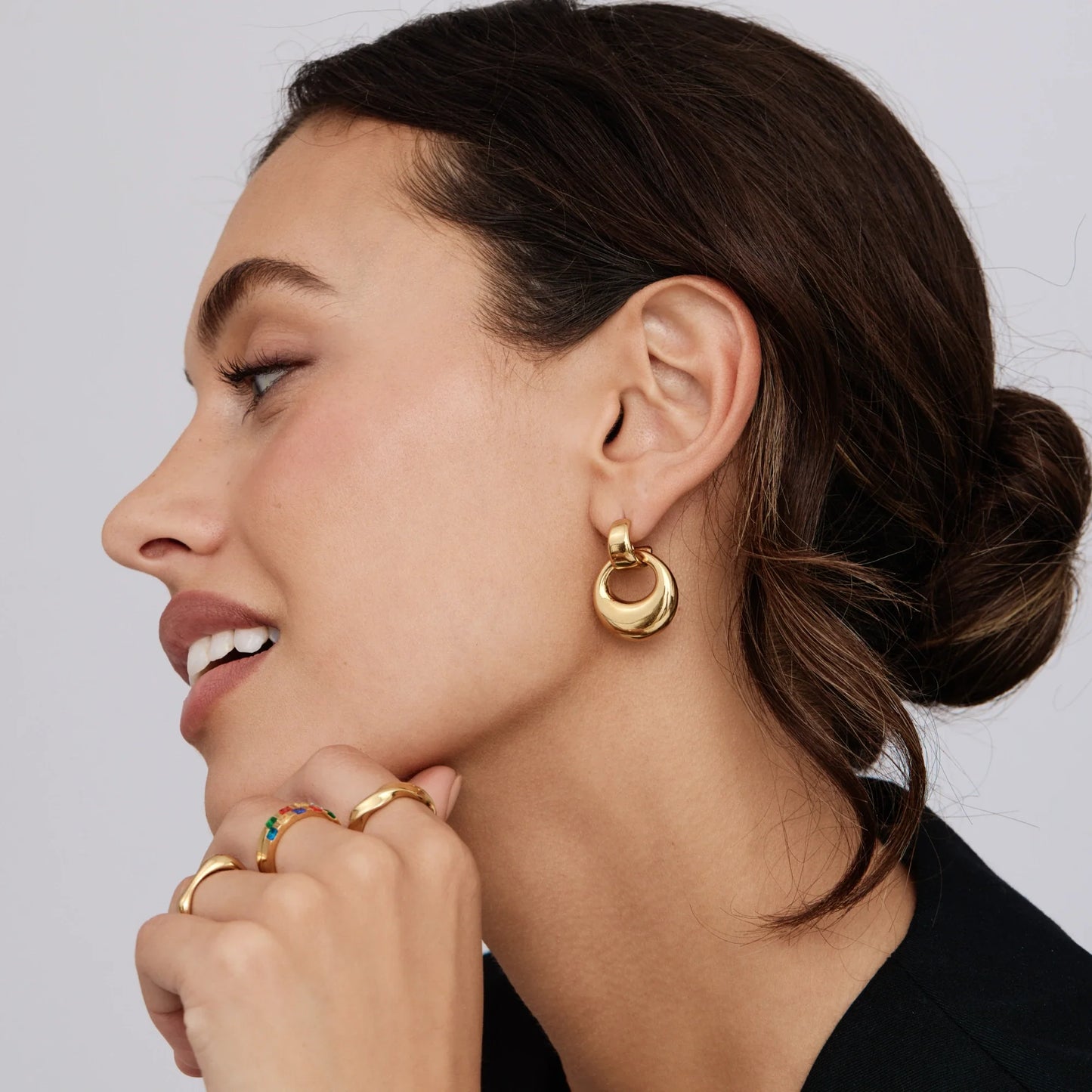 Luna Drop Oorbellen - Maanlicht-Elegantie