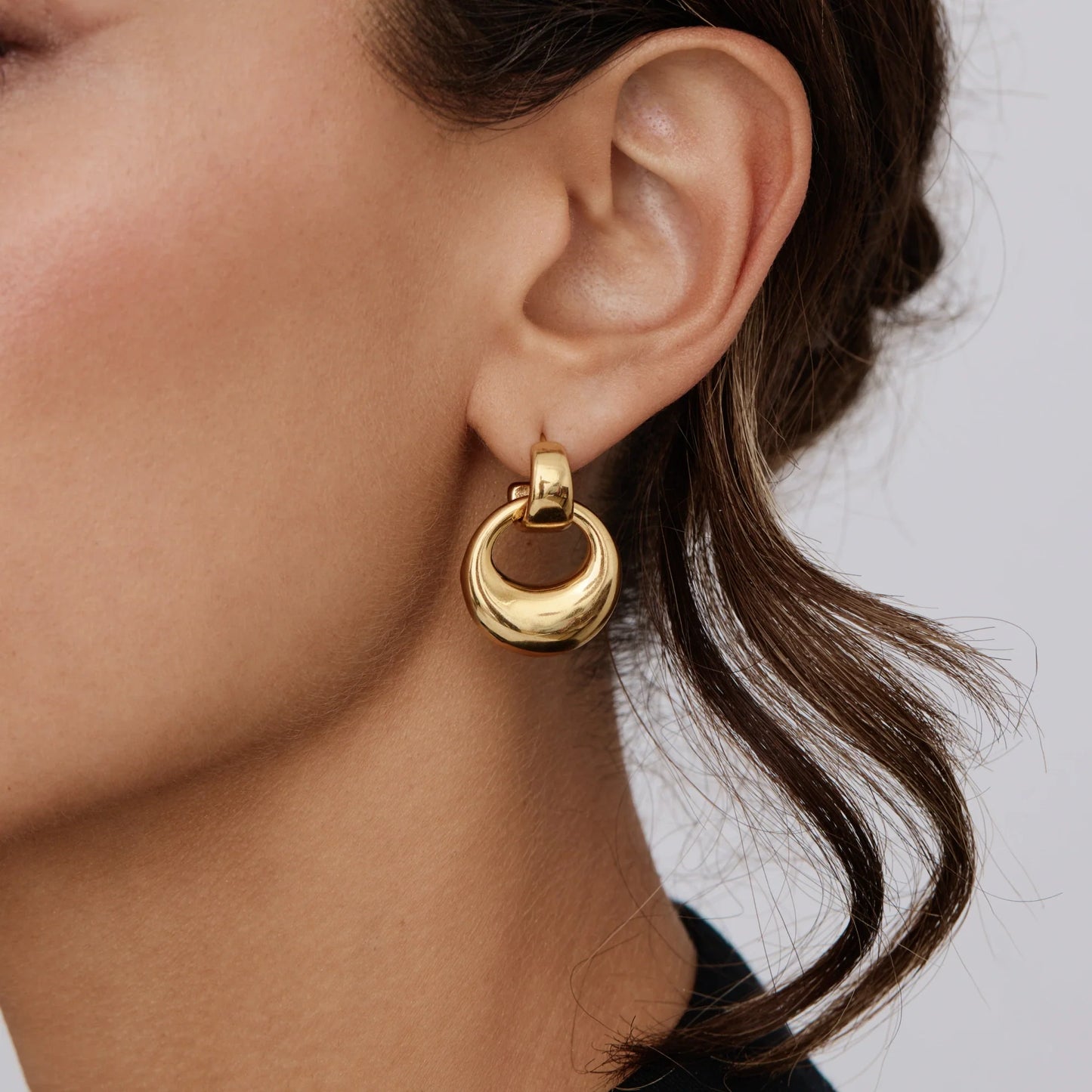 Luna Drop Oorbellen - Maanlicht-Elegantie