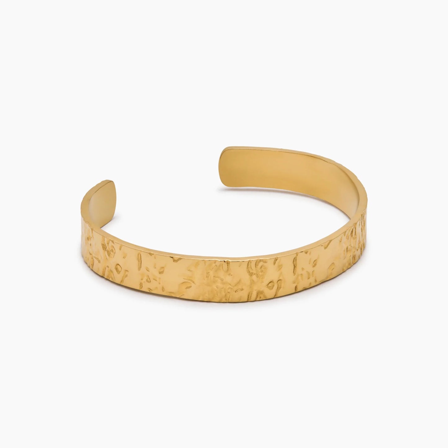 Gedurfde, robuuste manchetarmband met textuur - Statement-sieraden