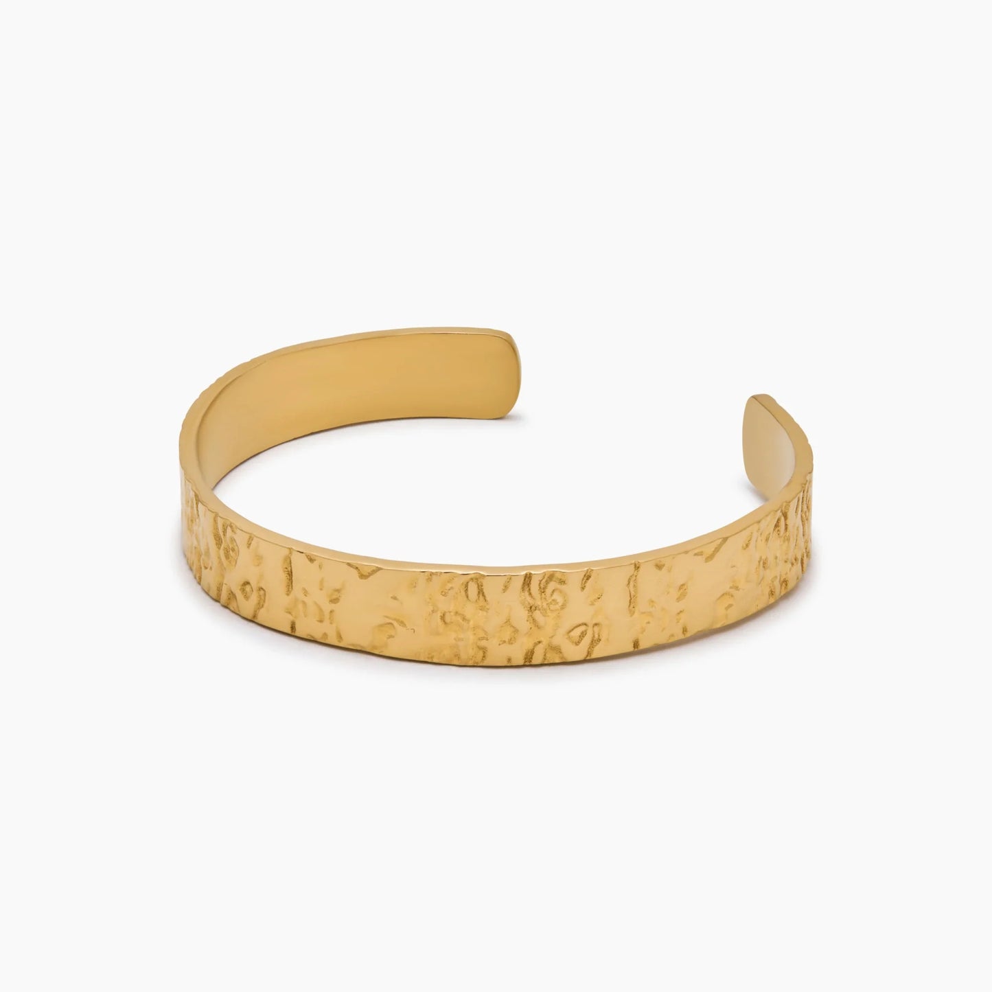 Gedurfde, robuuste manchetarmband met textuur - Statement-sieraden