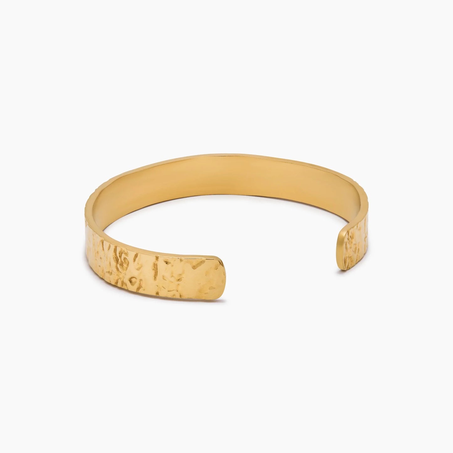 Gedurfde, robuuste manchetarmband met textuur - Statement-sieraden