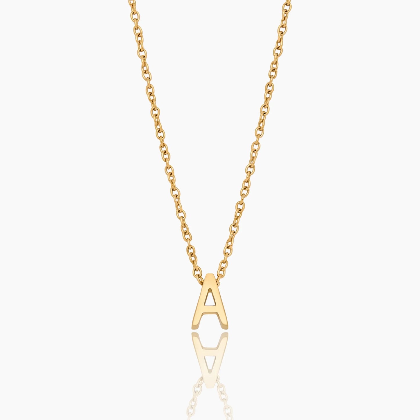 Chique delicaat initialen-bedelketting