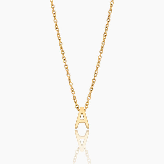 Chique delicaat initialen-bedelketting
