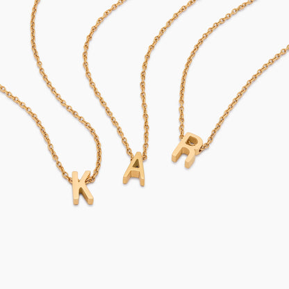 Chique delicaat initialen-bedelketting