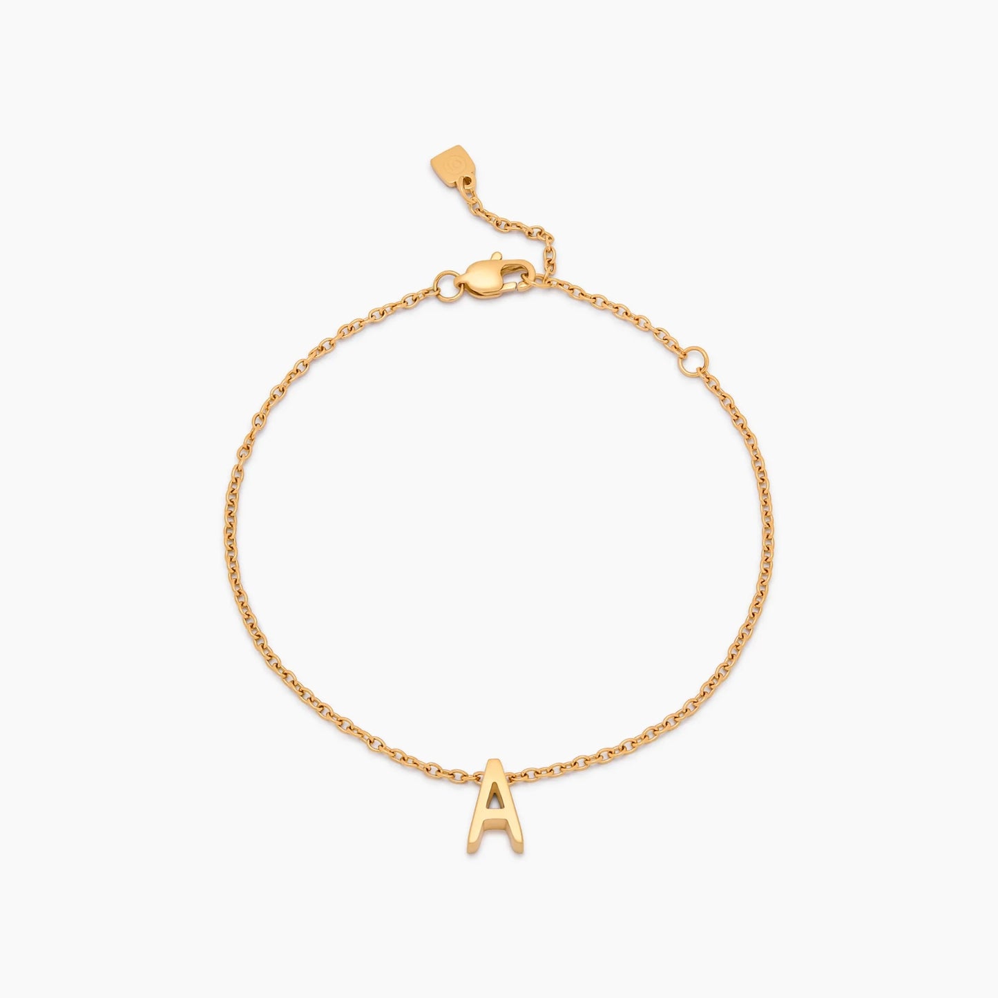 Handgemaakt Delicaat Initiaal Bedel Armband