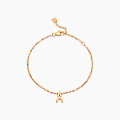 Handgemaakt Delicaat Initiaal Bedel Armband