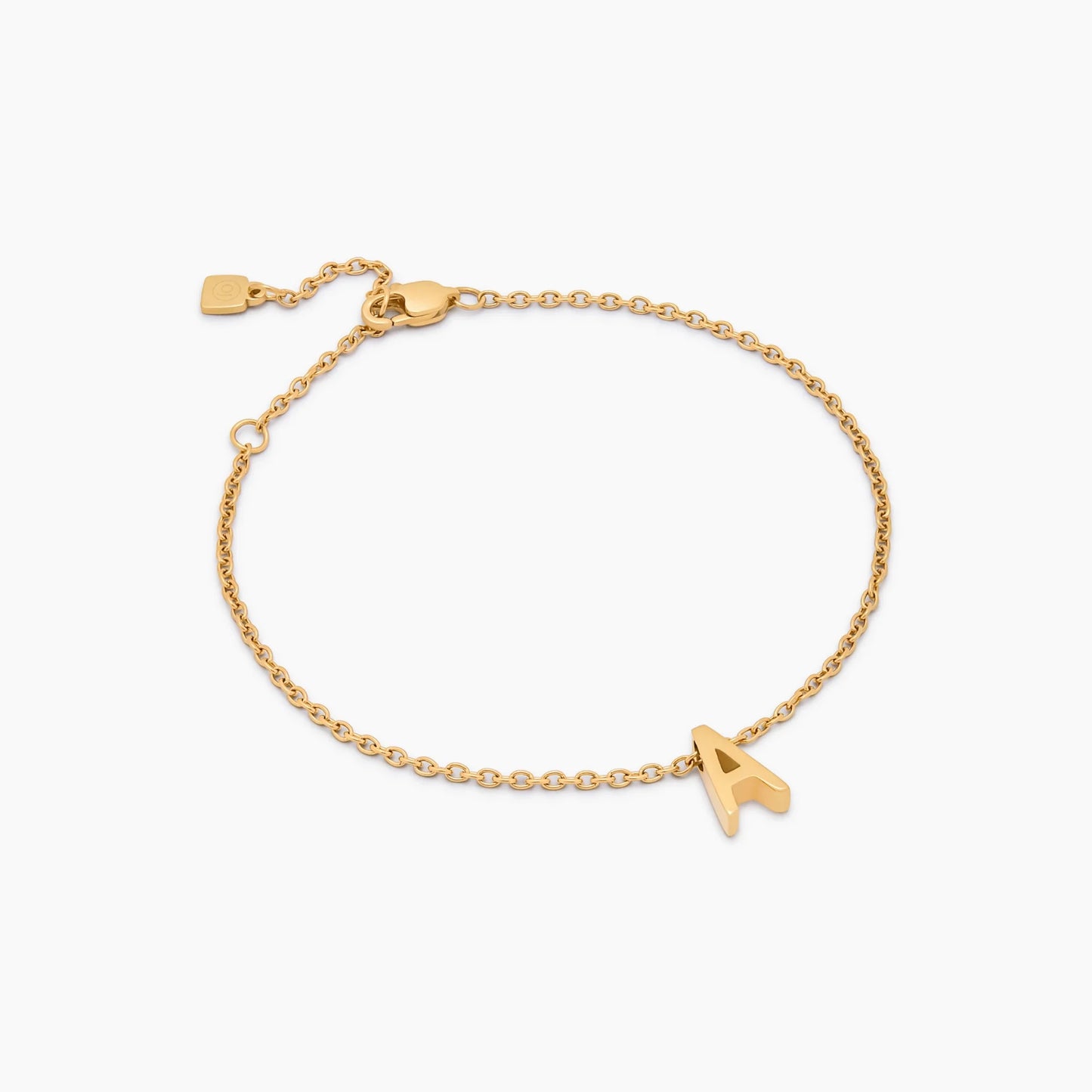Handgemaakt Delicaat Initiaal Bedel Armband