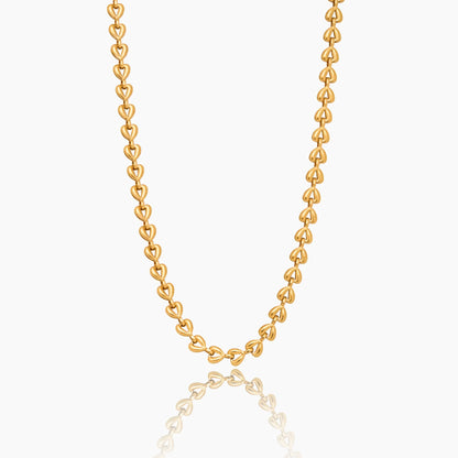 Delicaat hartjesketting