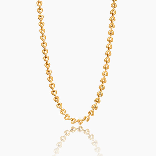 Delicaat hartjesketting
