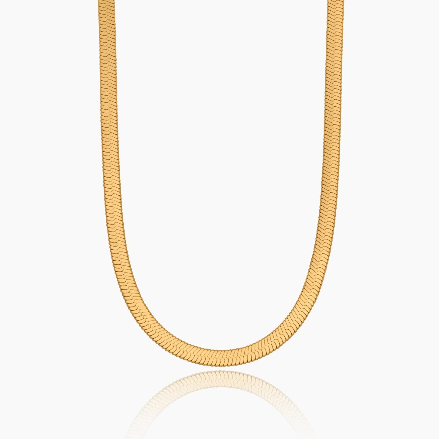Elegante slangenhalsketting