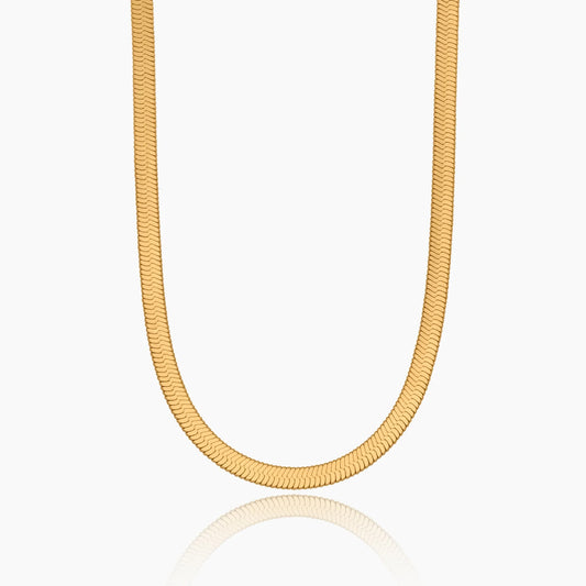 Elegante slangenhalsketting