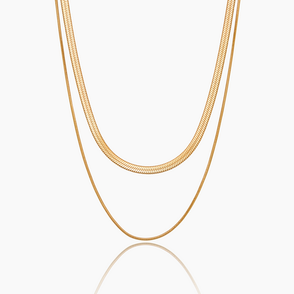 Twee-laags slangenketting