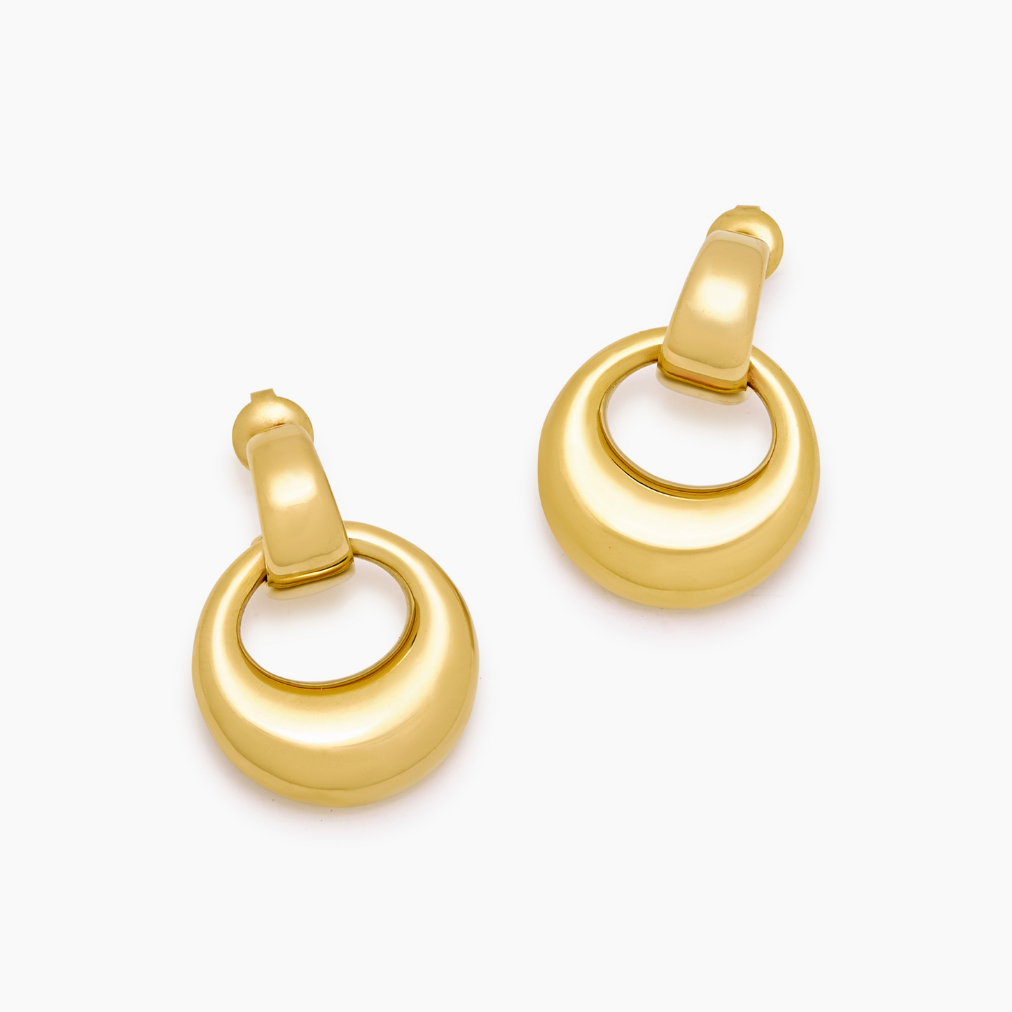 Luna Drop Oorbellen - Maanlicht-Elegantie