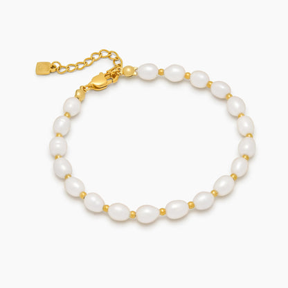 Luna Parelarmband — Maanlichtparel Elegantie