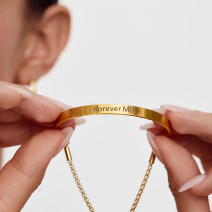 Elegante Signature Bar-Slider Armband - Tijdloze, Moderne Stijl