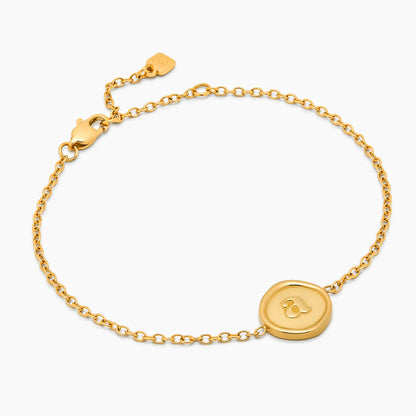 Gepersonaliseerde initialen-stempelarmband