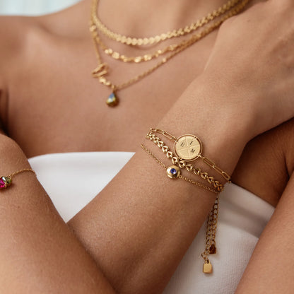 Op maat gemaakte gegraveerde kompasarmband