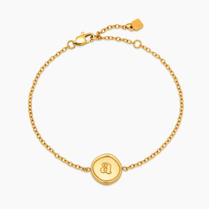 Gepersonaliseerde initialen-stempelarmband