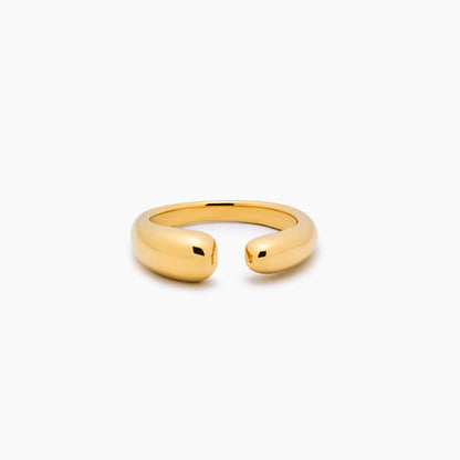 Ring met open vorm — Strakke, eigentijdse sieraden met een open ontwerp