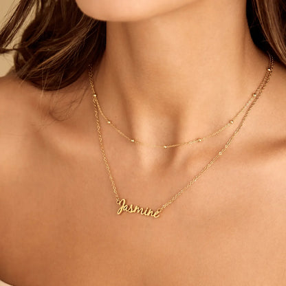 Gepersonaliseerde Naamketting met Handtekening