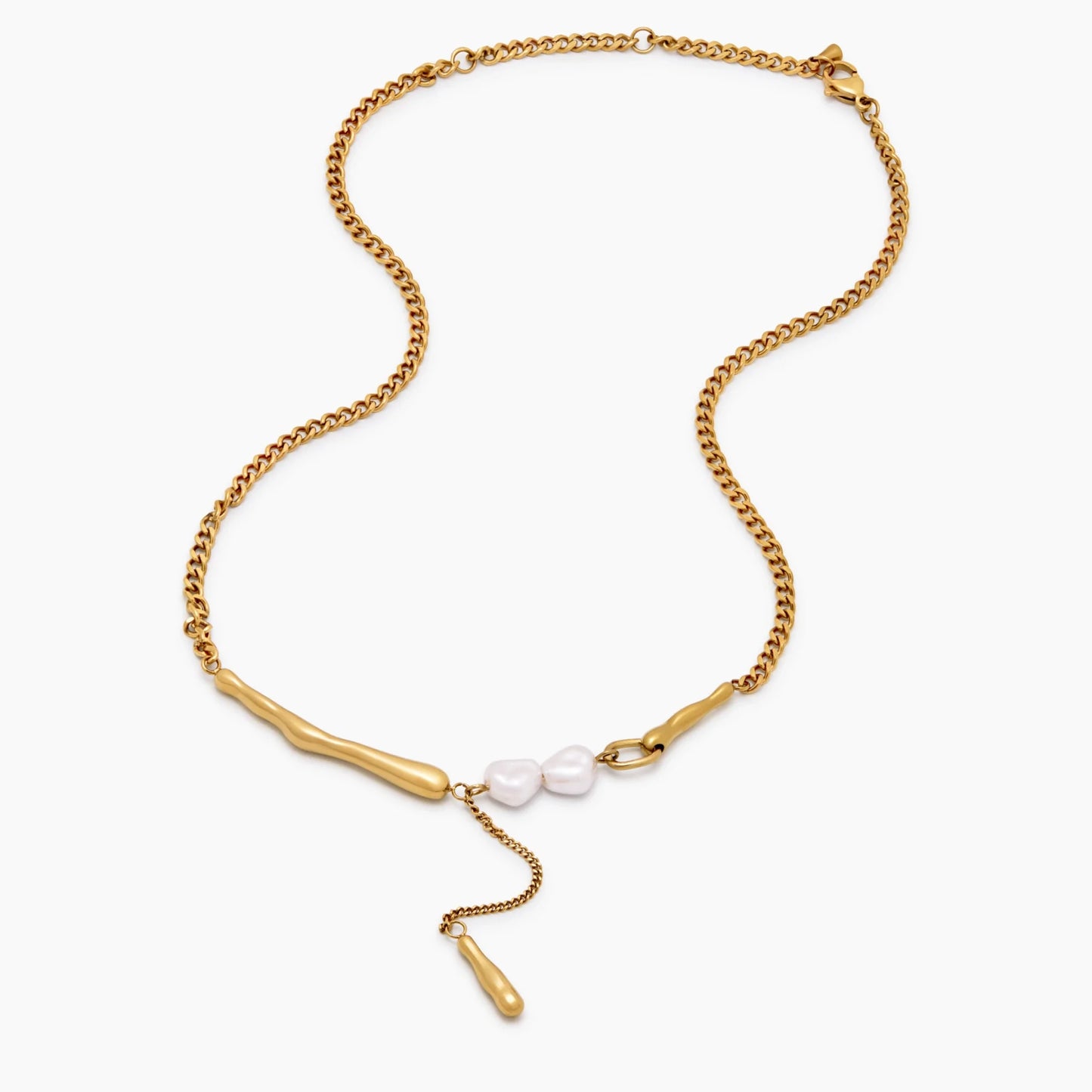 Elara Parelbar Ketting – Elegante Parelbarhanger