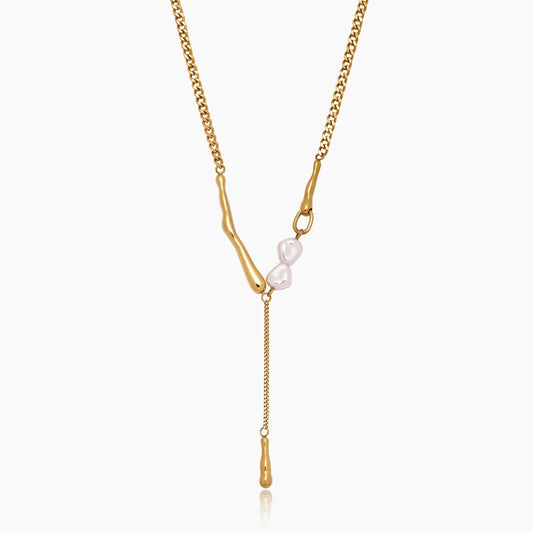 Elara Parelbar Ketting – Elegante Parelbarhanger