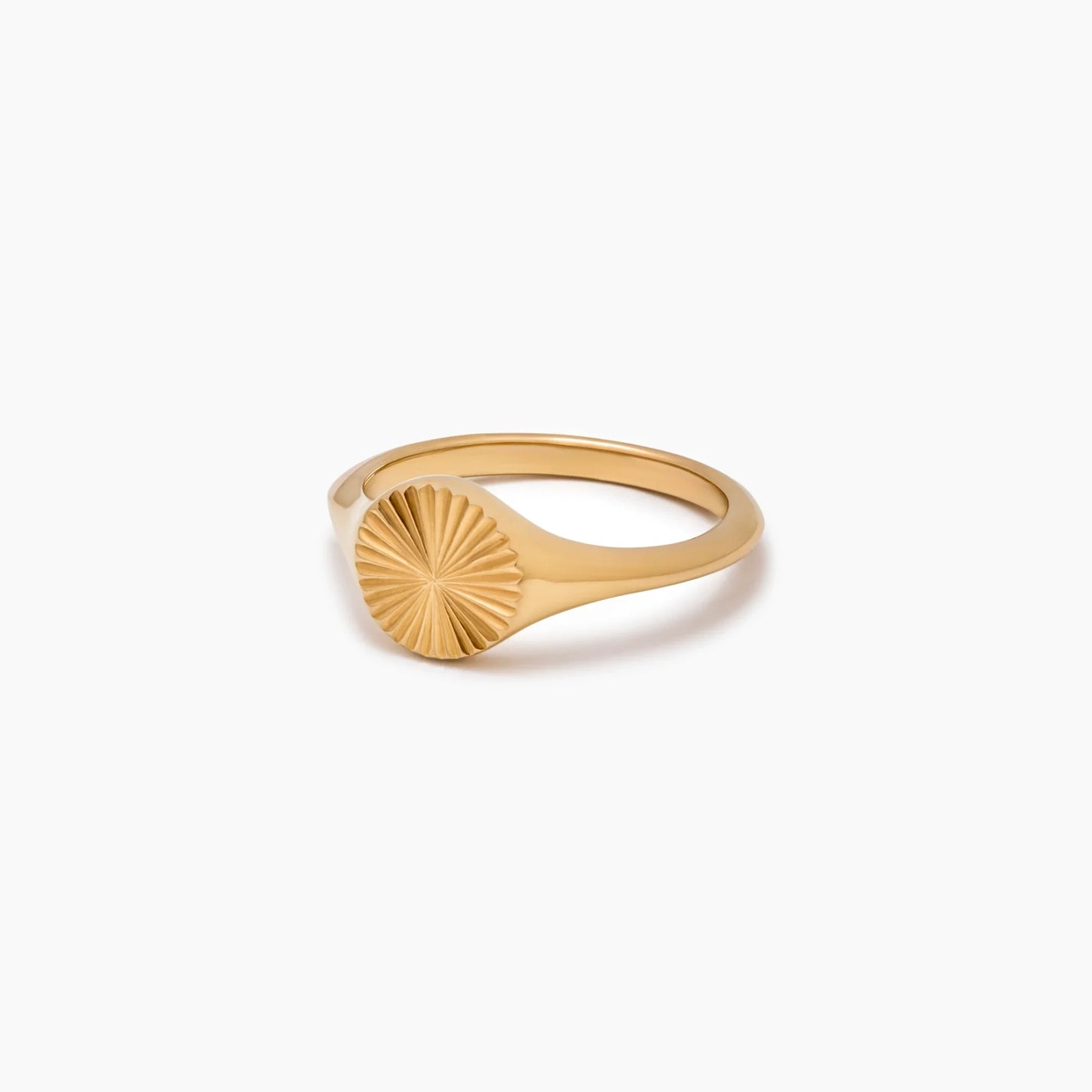Zegelring met zonnestraal - Stralende sieraden geïnspireerd door de zon voor een gedurfde, koninklijke stijl