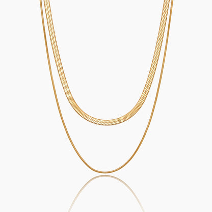 Twee-laags slangenketting