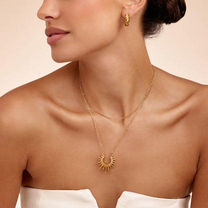 Stralende Helia zonnestraalketting