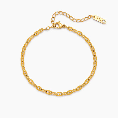 Statementmakende pailletten-kettingarmband