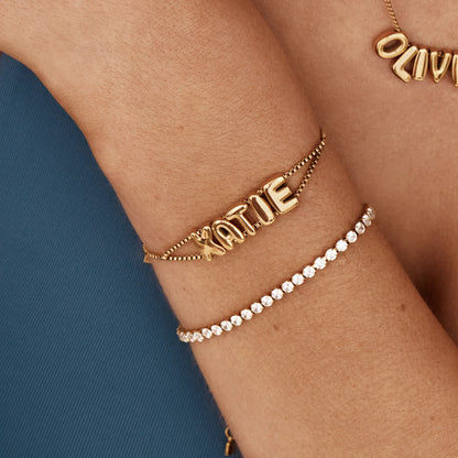 Persoonlijke Bubble Bedelarmband
