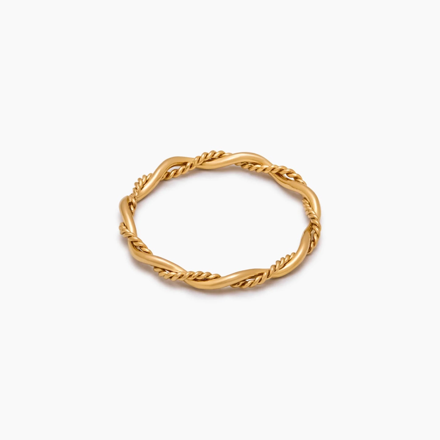 Delicaat dubbele twistring