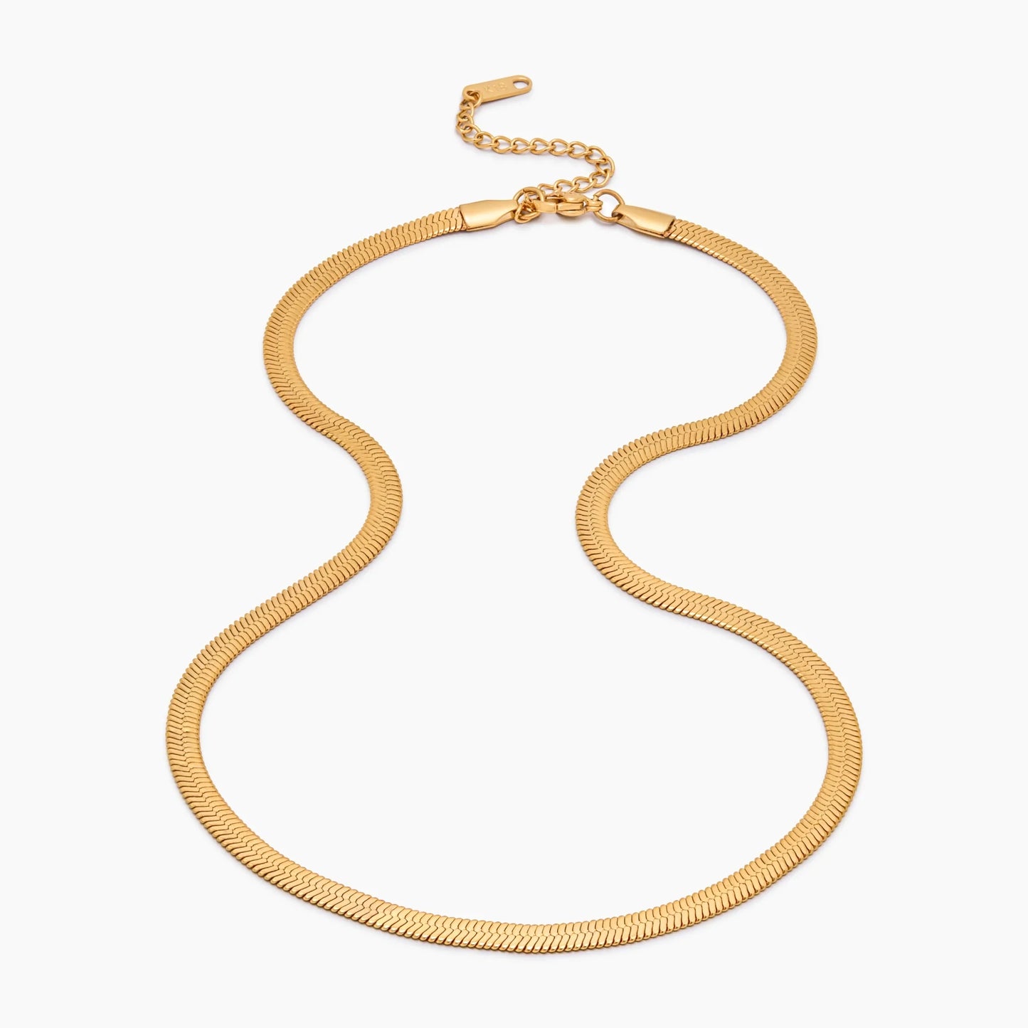 Elegante slangenhalsketting