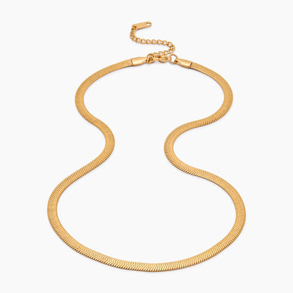 Elegante slangenhalsketting