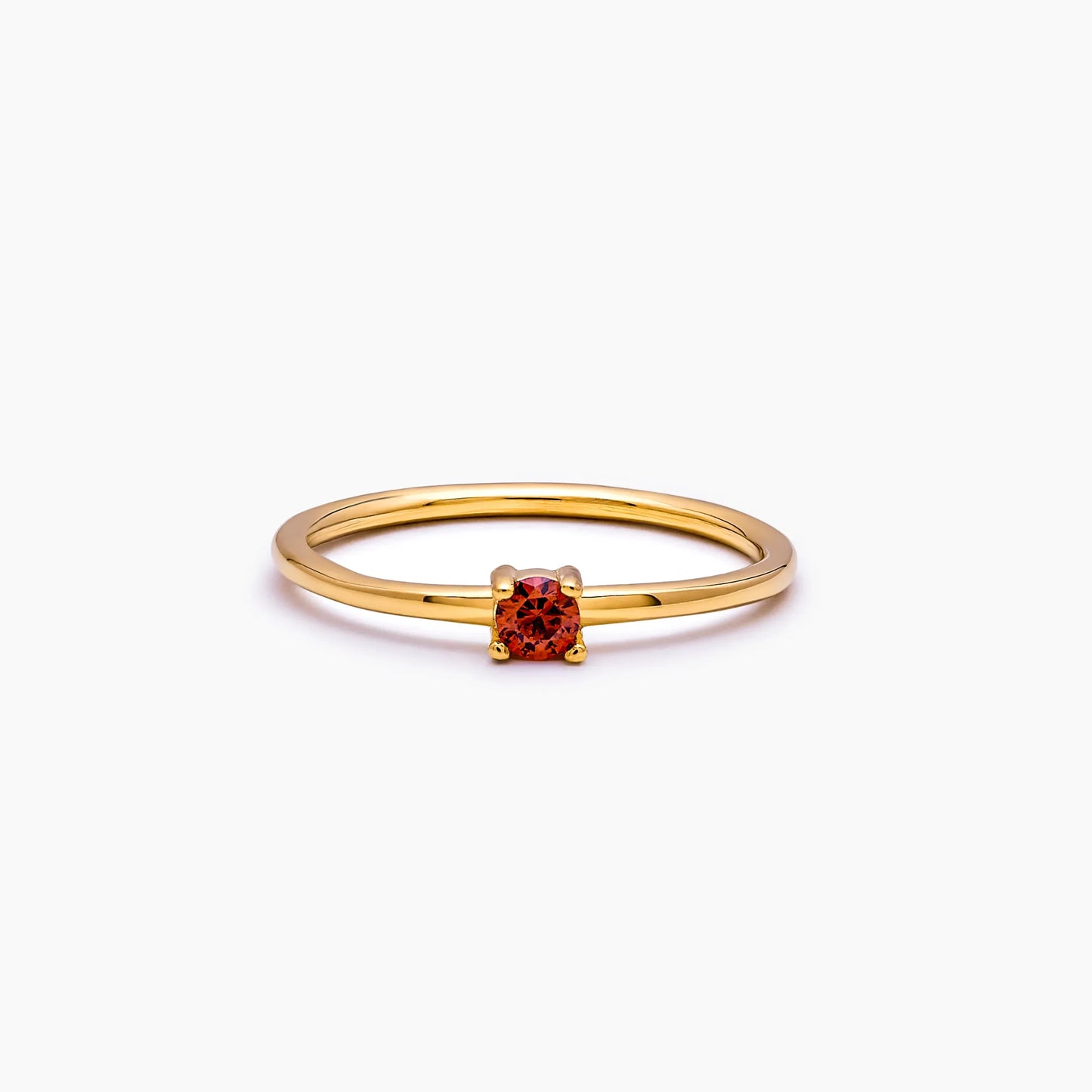 Delicaat geboortesteenring