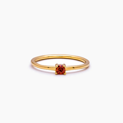 Delicaat geboortesteenring