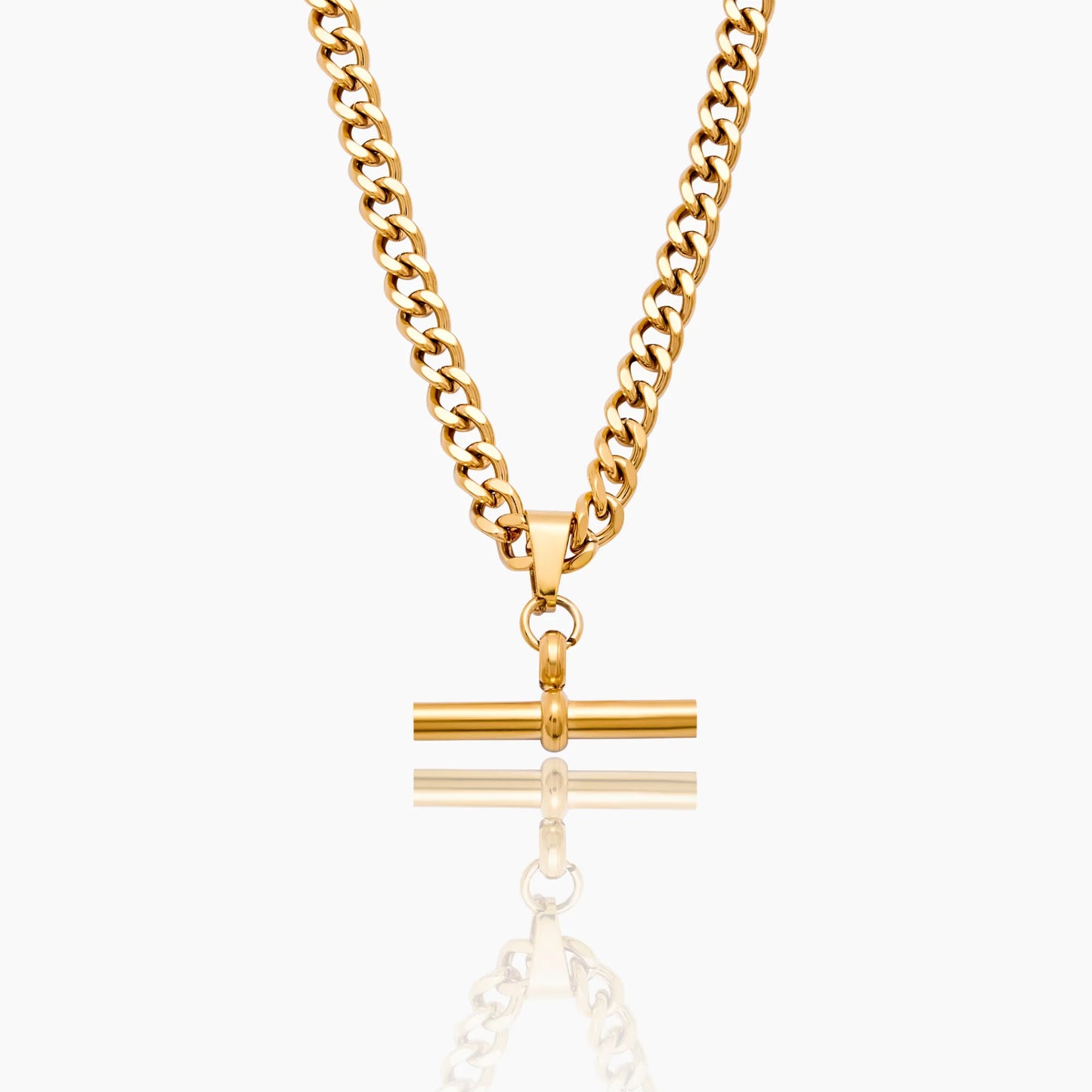 Curbketting met fob - Klassieke, dagelijkse sieraden