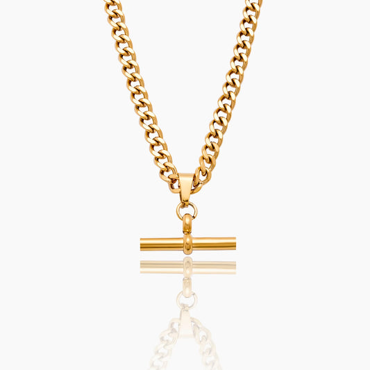Curbketting met fob - Klassieke, dagelijkse sieraden