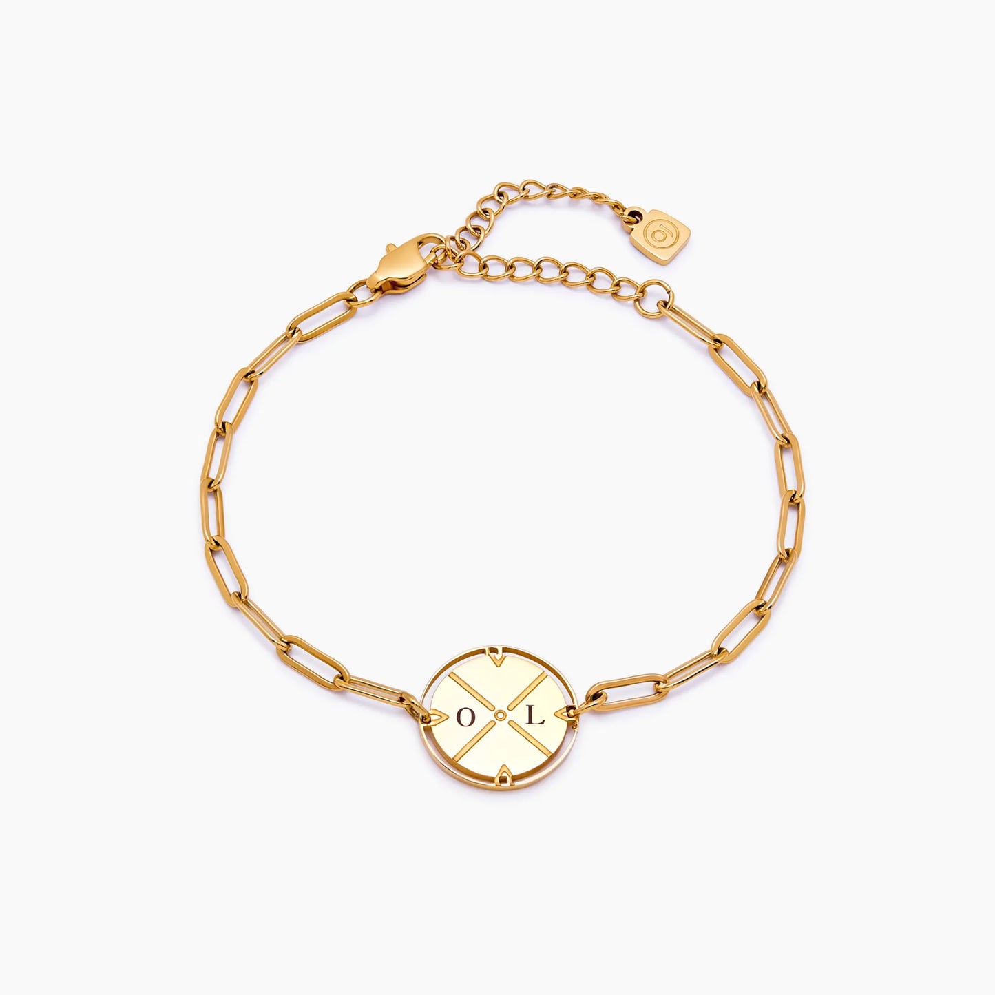 Op maat gemaakte gegraveerde kompasarmband