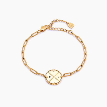 Op maat gemaakte gegraveerde kompasarmband
