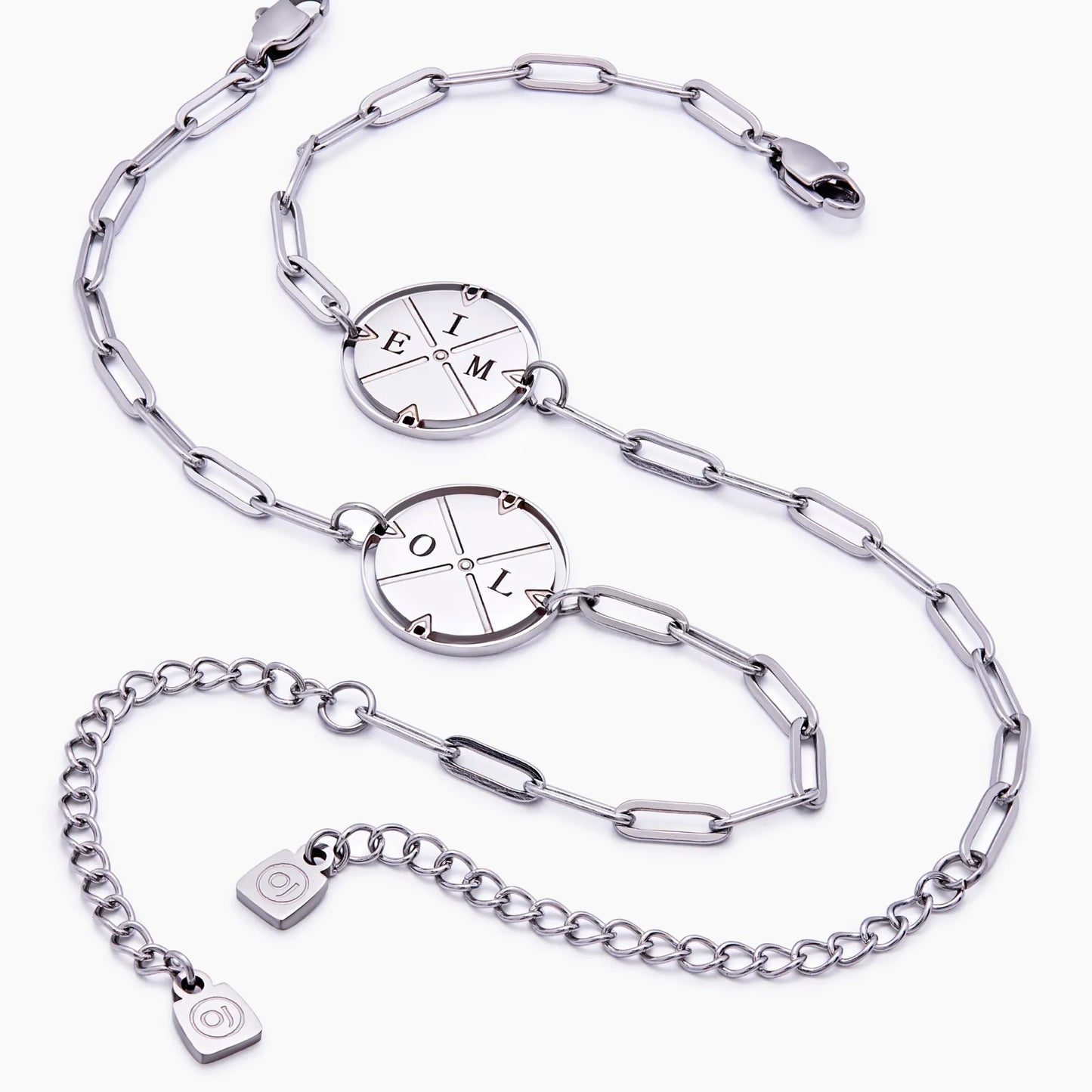 Op maat gemaakte gegraveerde kompasarmband