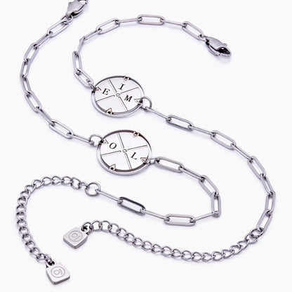 Op maat gemaakte gegraveerde kompasarmband