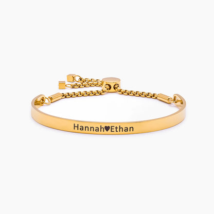 Elegante Signature Bar-Slider Armband - Tijdloze, Moderne Stijl