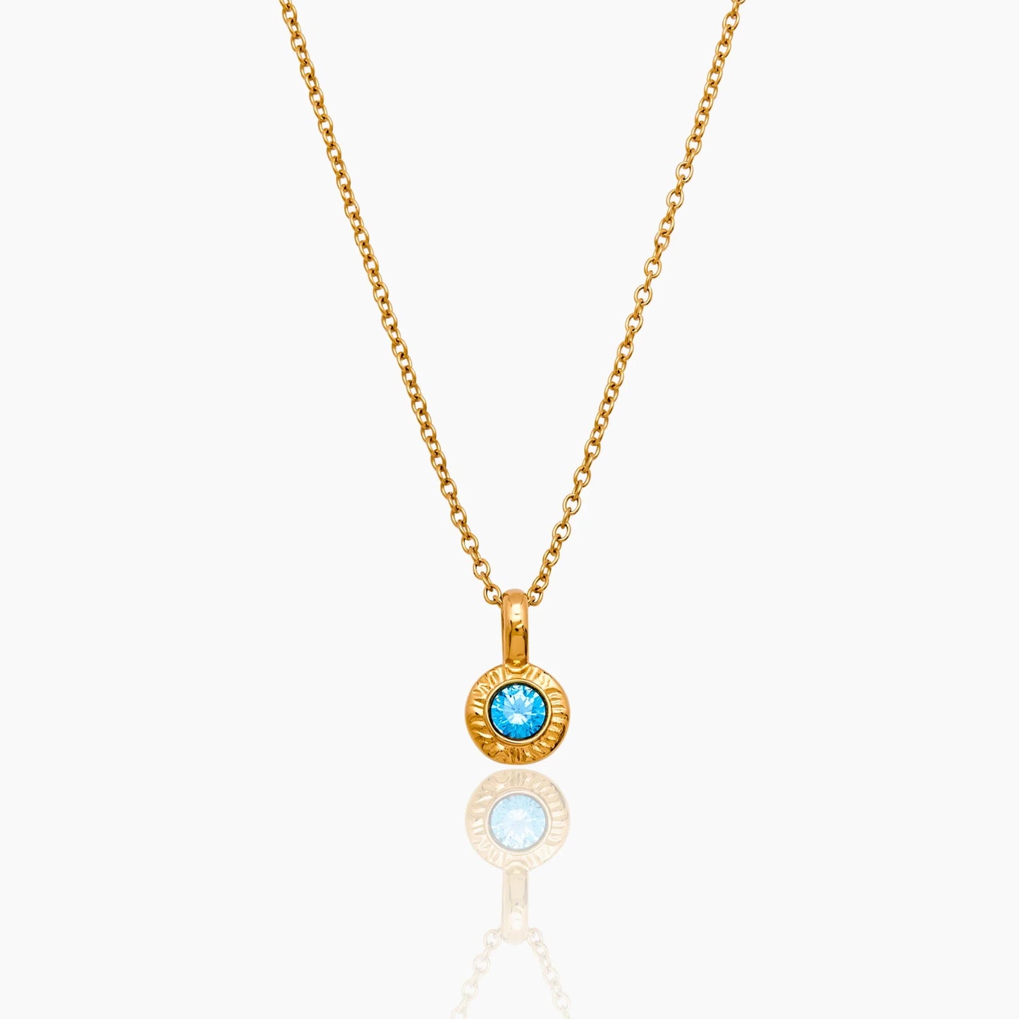 Verpletterde geboortesteen hangerketting - Sprankelende, delicaat edelsteen sieraden