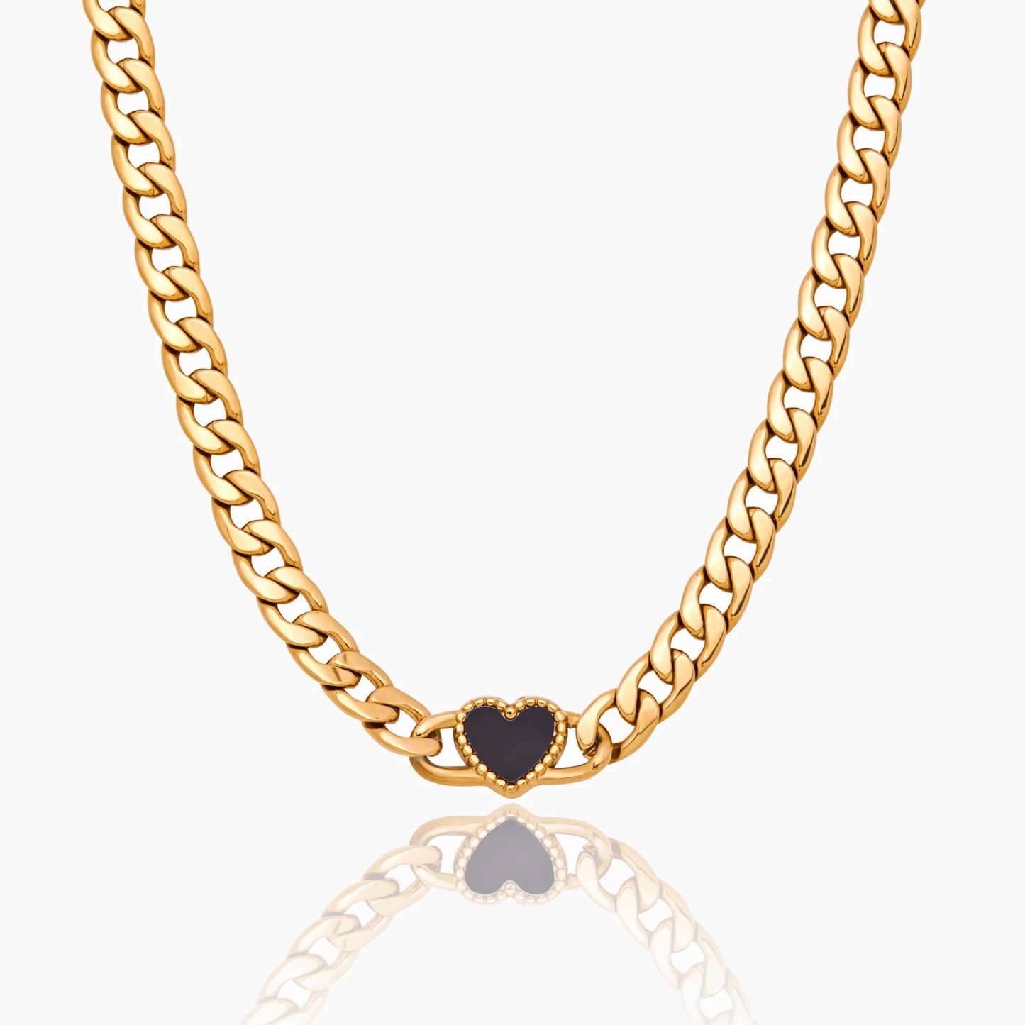 Eeuwige Liefde Hartschakel Ketting